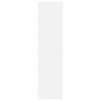 Produktbild för Garderob med lådor vit 50x50x200 cm konstruerat trä