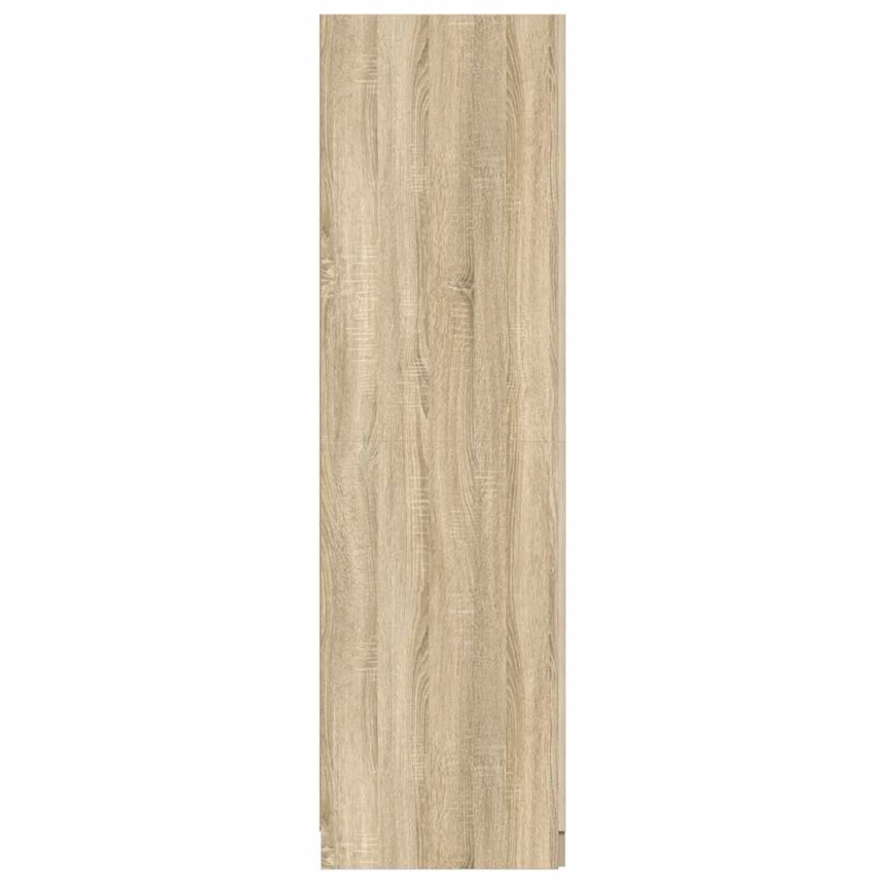 Produktbild för Garderob sonoma-ek 80x52x180 cm konstruerat trä