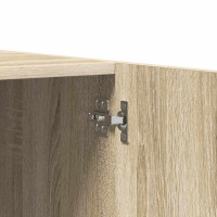 Produktbild för Garderob sonoma-ek 80x52x180 cm konstruerat trä
