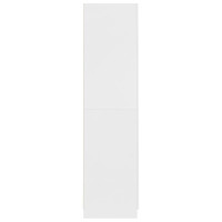 Miniatyr av produktbild för Garderob vit 90x52x200 cm konstruerat trä