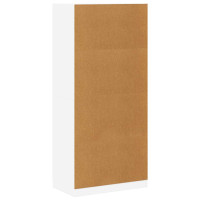 Produktbild för Garderob vit 90x52x200 cm konstruerat trä