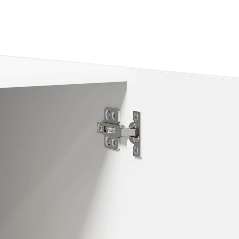 Produktbild för Garderob vit 90x52x200 cm konstruerat trä
