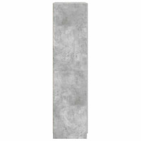 Produktbild för Garderob betonggrå 90x52x200 cm konstruerat trä