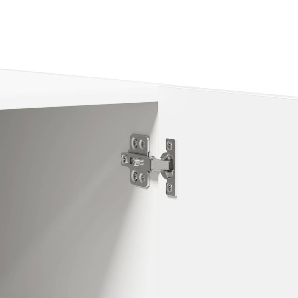 Produktbild för Garderob vit 80x52x180 cm konstruerat trä