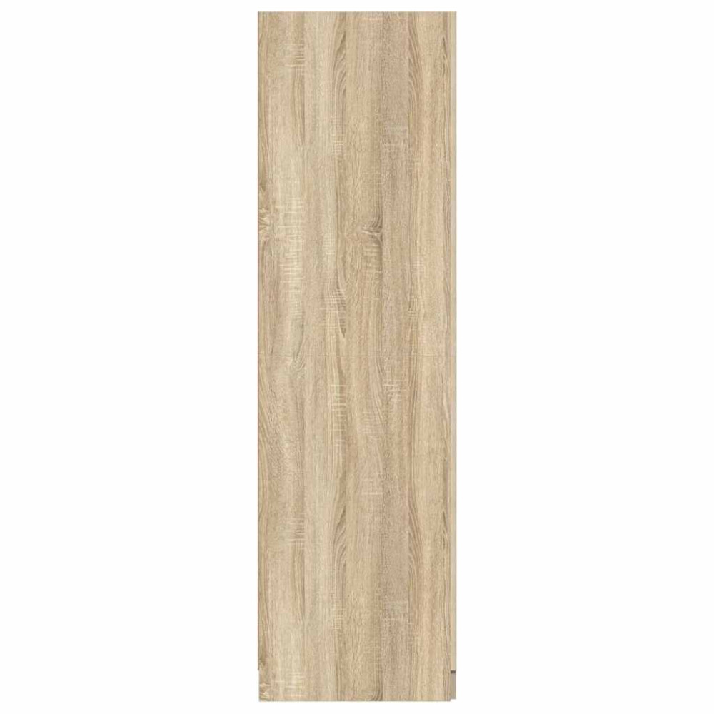 Produktbild för Garderob sonoma-ek 80x52x180 cm konstruerat trä