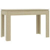Produktbild för Matbord sonoma-ek 120x60x76 cm konstruerat trä
