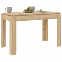 Produktbild för Matbord sonoma-ek 120x60x76 cm konstruerat trä