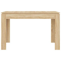 Produktbild för Matbord sonoma-ek 120x60x76 cm konstruerat trä