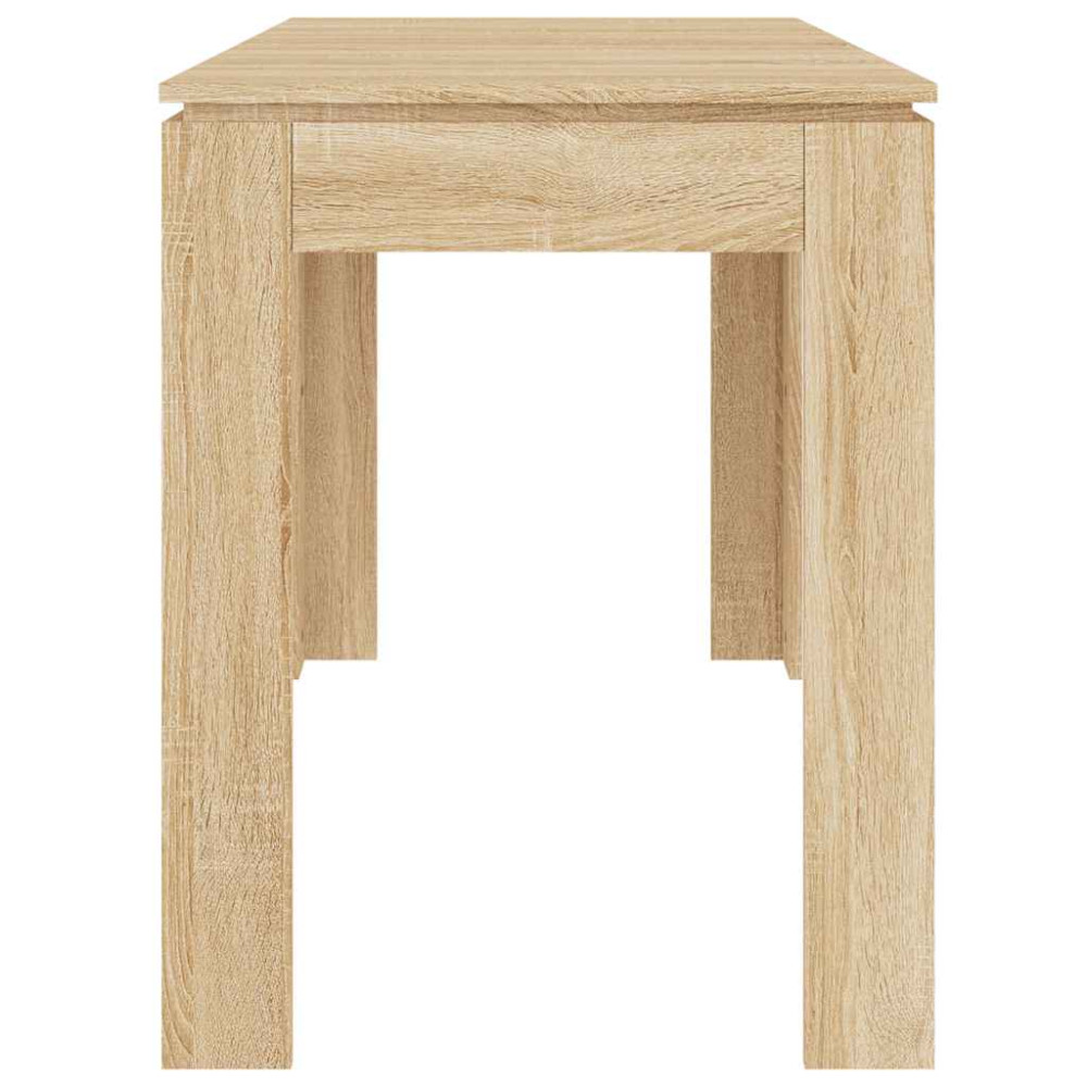 Produktbild för Matbord sonoma-ek 120x60x76 cm konstruerat trä