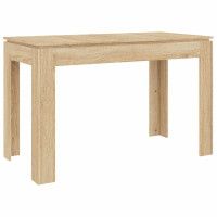Produktbild för Matbord sonoma-ek 120x60x76 cm konstruerat trä