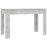Produktbild för Matbord betonggrå 120x60x76 cm konstruerat trä