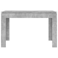 Produktbild för Matbord betonggrå 120x60x76 cm konstruerat trä