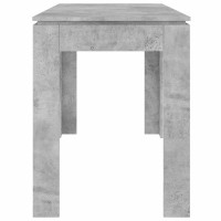 Produktbild för Matbord betonggrå 120x60x76 cm konstruerat trä