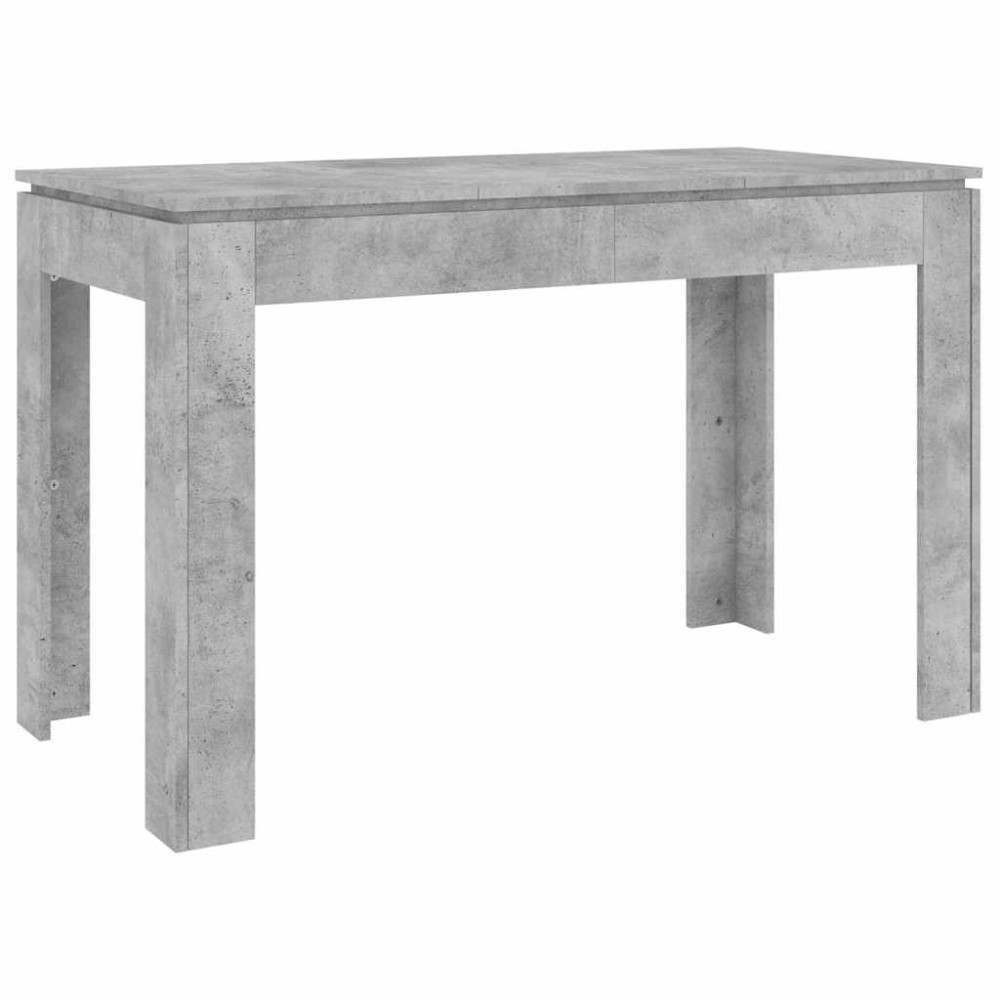 Produktbild för Matbord betonggrå 120x60x76 cm konstruerat trä