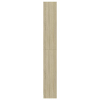 Produktbild för Bokhylla 5 hyllor sonoma-ek 80x24x175 cm konstruerat trä