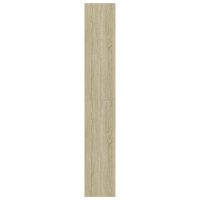 Produktbild för Bokhylla 5 hyllor sonoma-ek 80x30x189 cm konstruerat trä