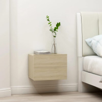 Produktbild för Sängbord 2 st sonoma ek 40x30x30 cm konstruerat trä