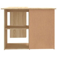 Produktbild för Hörnskrivbord sonoma-ek 145x100x76 cm konstruerat trä