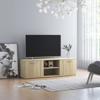 Produktbild för TV-bänk sonoma-ek 120x34x37 cm konstruerat trä