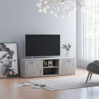 Produktbild för Tv-bänk betonggrå 120x34x37 cm konstruerat trä