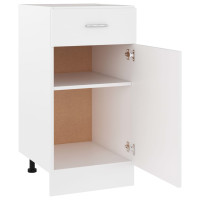 Produktbild för Underskåp med låda vit 40x46x81,5 cm konstruerat trä