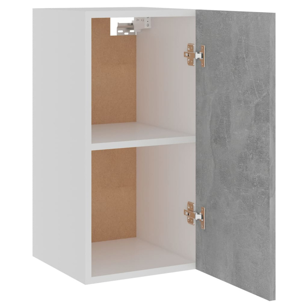 Produktbild för Väggskåp betonggrå 29,5x31x60 cm konstruerat trä