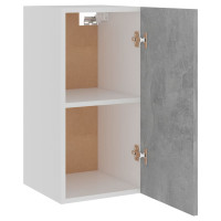 Produktbild för Väggskåp betonggrå 29,5x31x60 cm konstruerat trä