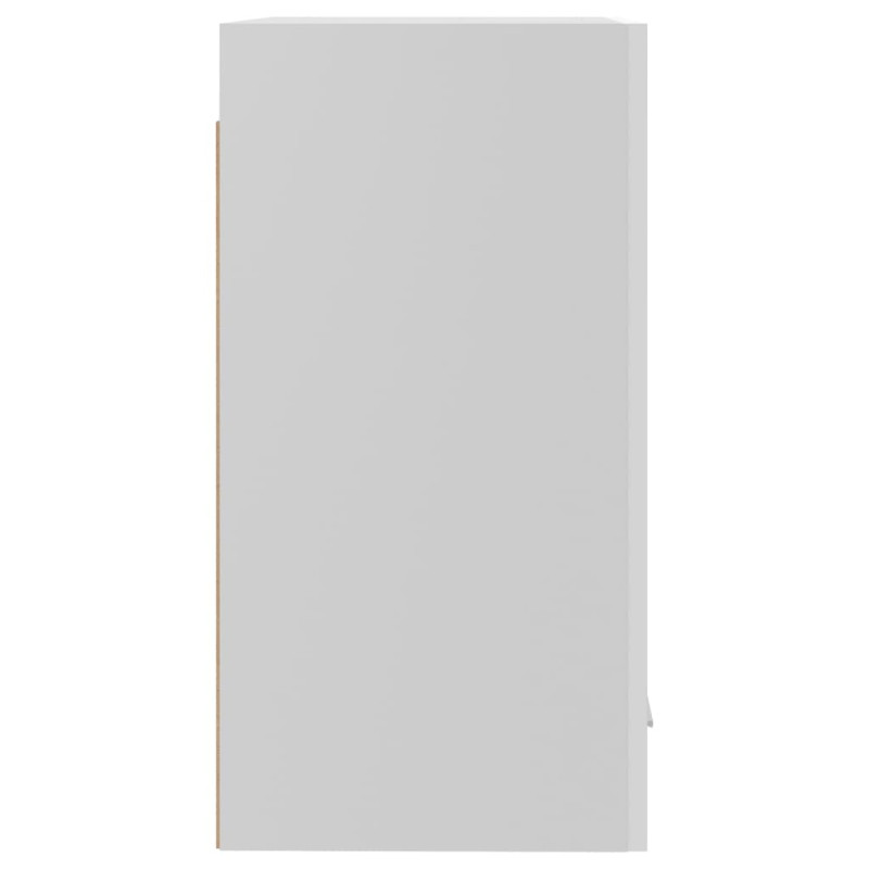 Produktbild för Väggskåp vit högglans 39,5x31x60 cm konstruerat trä