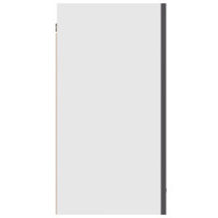 Produktbild för Väggskåp grå 80x31x60 cm konstruerat trä