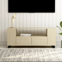 Produktbild för Tv-bänk sonoma-ek 120x35x48 cm konstruerat trä