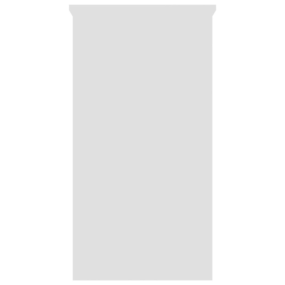 Produktbild för Skrivbord vit 80x40x75 cm konstruerat trä