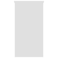 Produktbild för Skrivbord vit 80x40x75 cm konstruerat trä