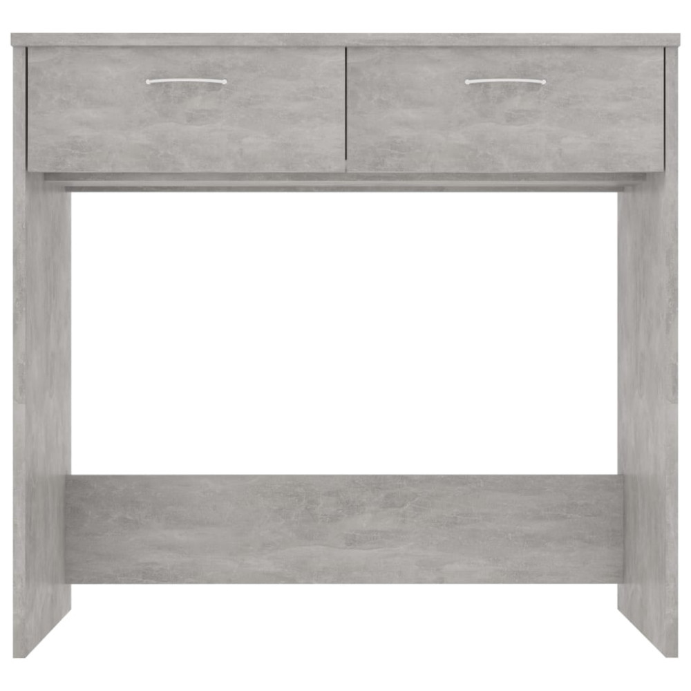 Produktbild för Skrivbord betonggrå 80x40x75 cm konstruerat trä