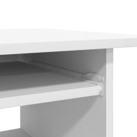 Produktbild för Skrivbord vit 80x45x74 cm konstruerat trä