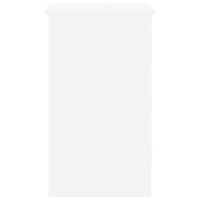 Produktbild för Skrivbord vit 90x45x76 cm konstruerat trä
