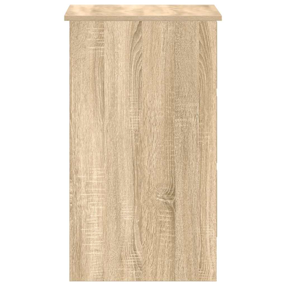 Produktbild för Skrivbord sonoma-ek 90x45x76 cm konstruerat trä