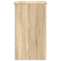 Produktbild för Skrivbord sonoma-ek 90x45x76 cm konstruerat trä