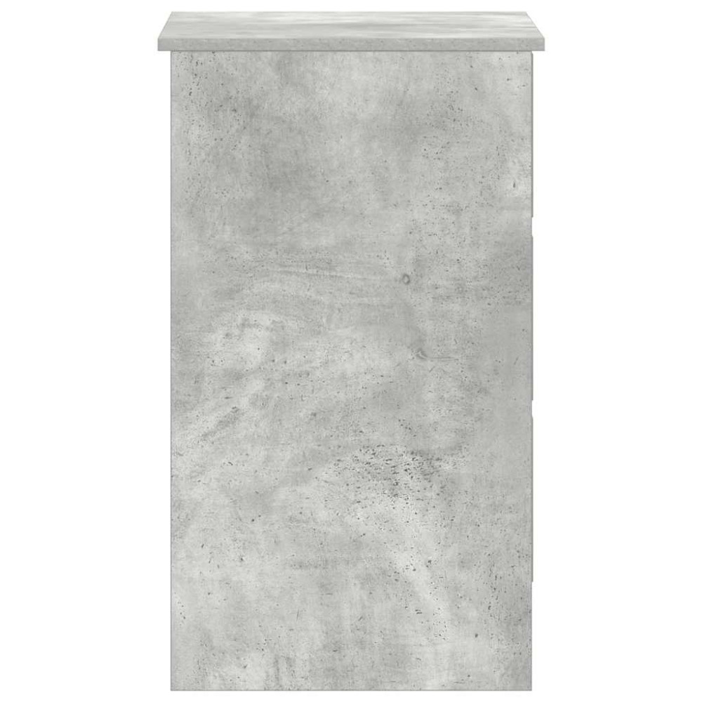 Produktbild för Skrivbord betonggrå 90x45x76 cm konstruerat trä