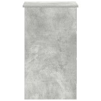 Produktbild för Skrivbord betonggrå 90x45x76 cm konstruerat trä