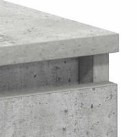 Produktbild för Skrivbord betonggrå 90x45x76 cm konstruerat trä