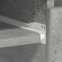 Produktbild för Skrivbord betonggrå 90x45x76 cm konstruerat trä