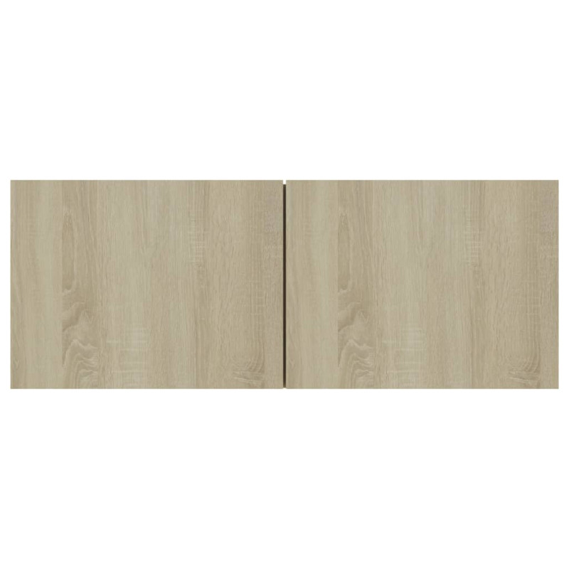 Produktbild för Tv-bänk sonoma-ek 80x30x30 cm konstruerat trä