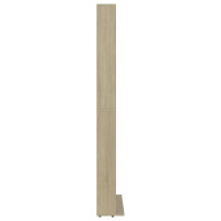 Produktbild för CD-hylla sonoma-ek 102x23x177,5 cm konstruerat trä