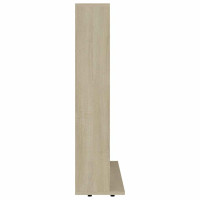 Produktbild för CD-hylla sonoma-ek 100x23x89,5 cm konstruerat trä