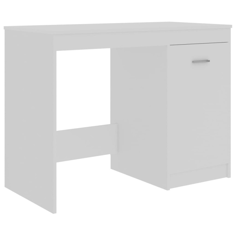 Produktbild för Skrivbord vit 100x50x76 cm konstruerat trä