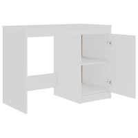 Produktbild för Skrivbord vit 100x50x76 cm konstruerat trä