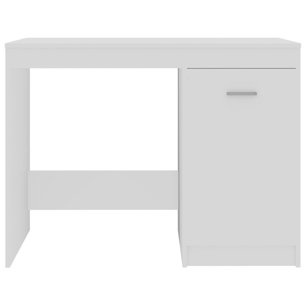 Produktbild för Skrivbord vit 100x50x76 cm konstruerat trä