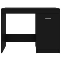 Produktbild för Skrivbord svart 100x50x76 cm konstruerat trä