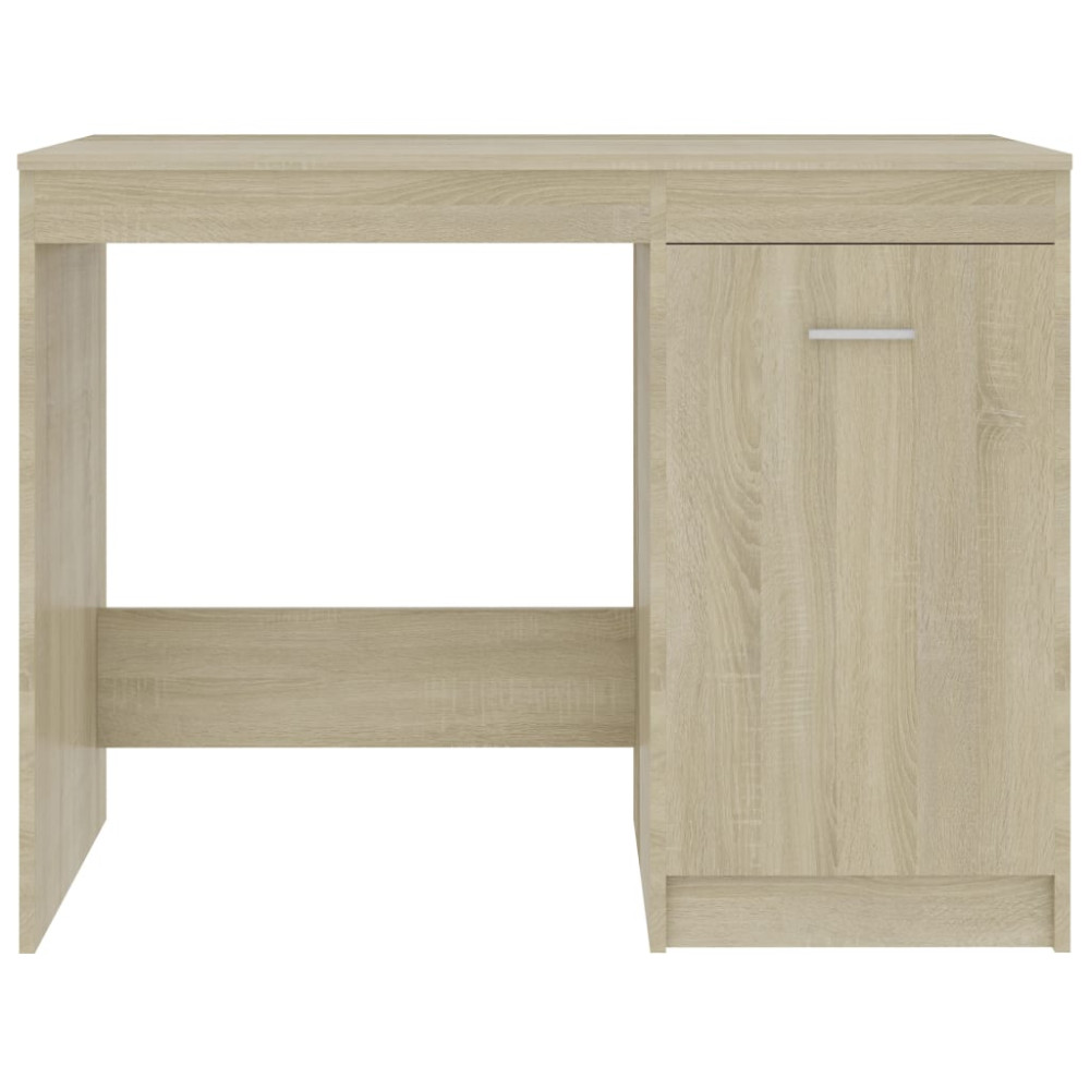 Produktbild för Skrivbord sonoma-ek 100x50x76 cm konstruerat trä