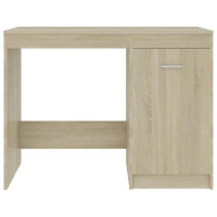 Produktbild för Skrivbord sonoma-ek 100x50x76 cm konstruerat trä
